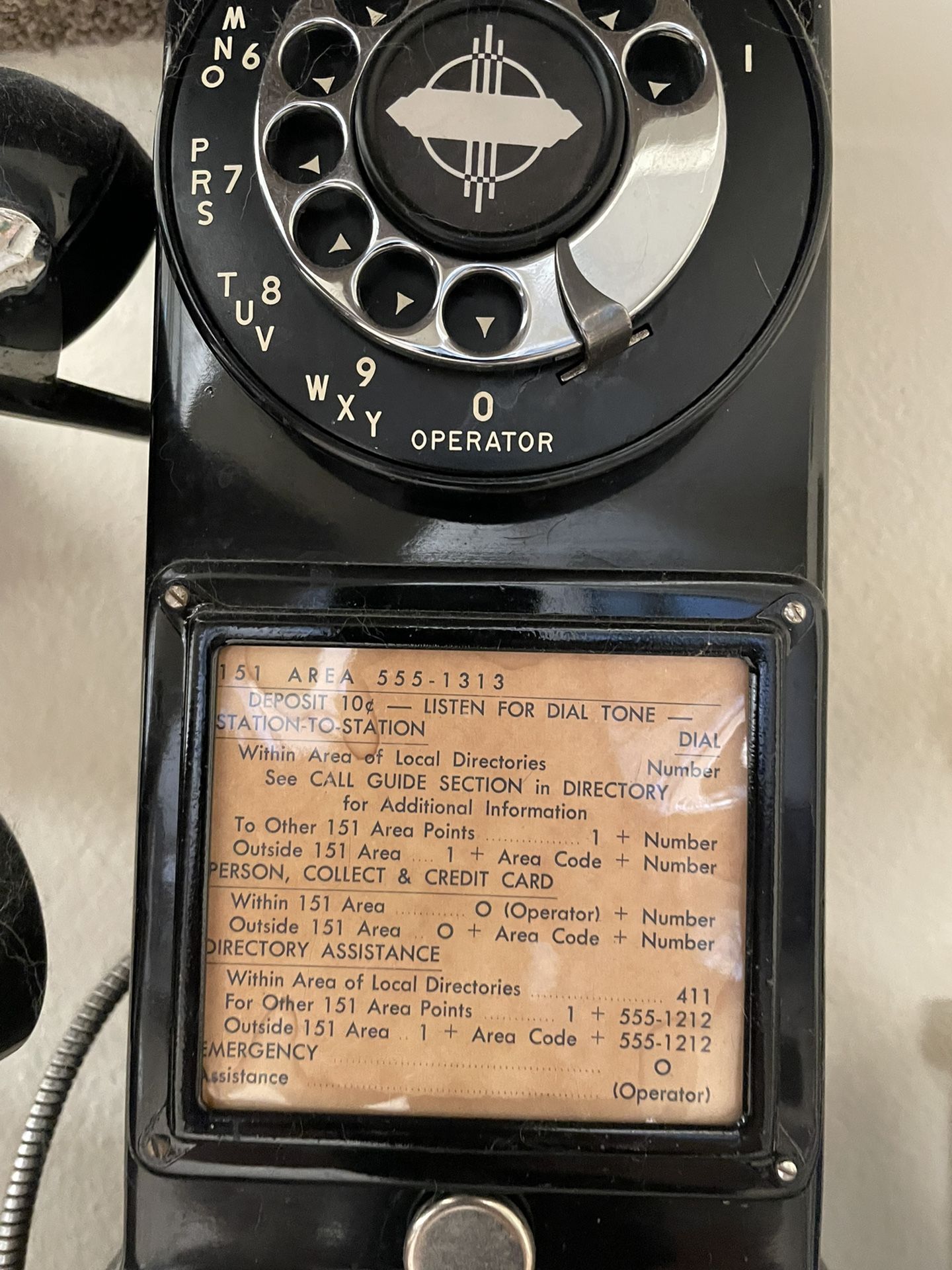 Pay phone Automatic Electric Co