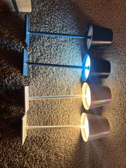 Set of 4 Rechargeable LED Table Lamps