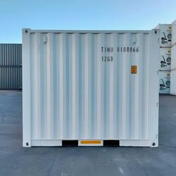 10Ft X 8Ft Shipping Container, Color: White 
