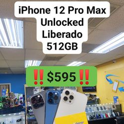 iPhone 12 Pro Max 512GB Unlocked Liberado