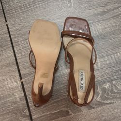 Brown Heels-size 10 Fits Small