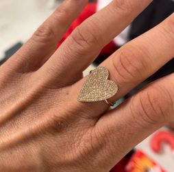 Diamond Heart Ring