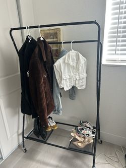 Clothes Rack Double Bars