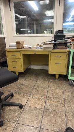 Metal desk