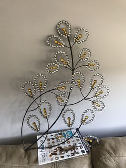Flower wall decor