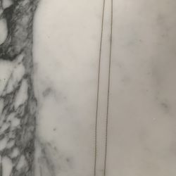 Sterling Silver Necklace  Made Italy Color Gold