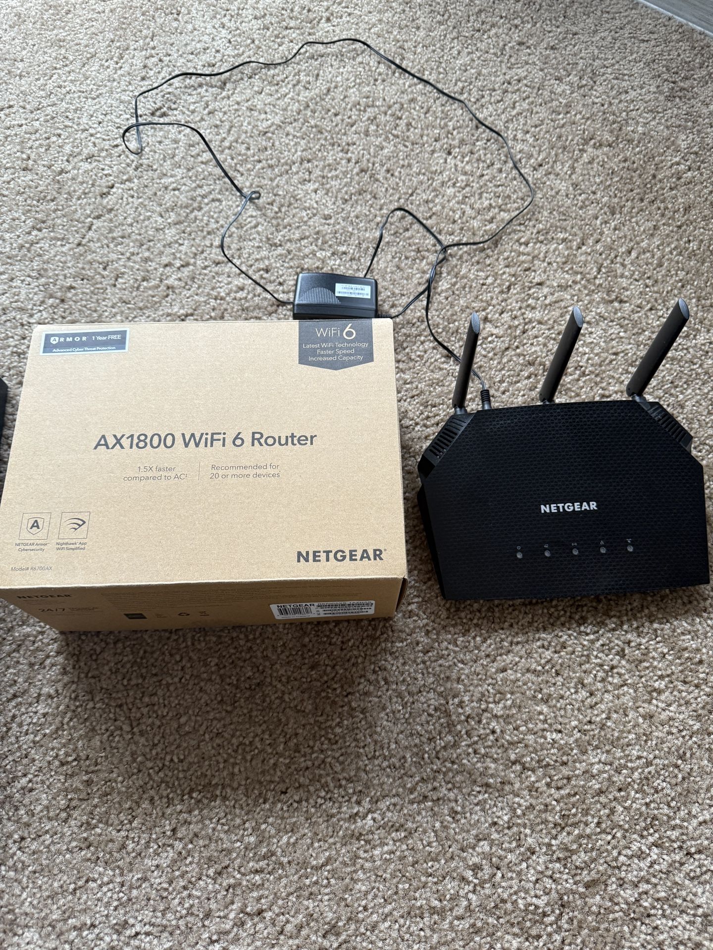 NETGEAR Wireless Router AX1800 Wi-Fi 6