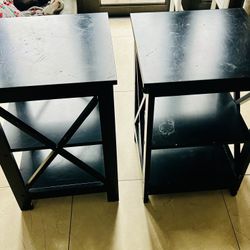 Black Side Tables 