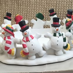 Partylite Snowman Candle Holder - NEW