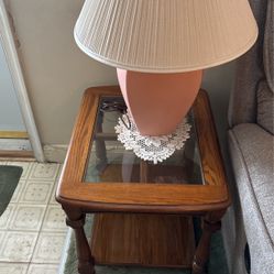 To end tables with lamps and cocktail table