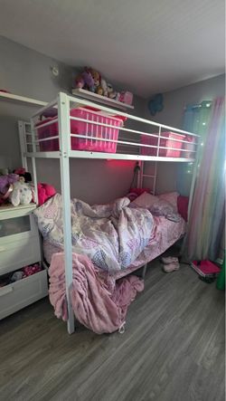 Twin bunk bed frame