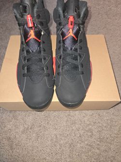 Jordan Retro 6 Black Infrared CT8529-001 Men’s Size 11.5