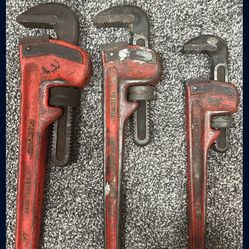 RIDGID 24-inch/ 18 Inch /14 Inch Heavy-Duty Straight Pipe Wrench