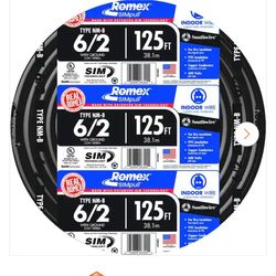6/2  romex- 125ft