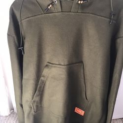 Style Design YF Yifeng 1978 Hobo Beach Hoodie Size L Green