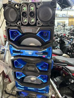 Technical Pro Tower Speaker System with LED Lights