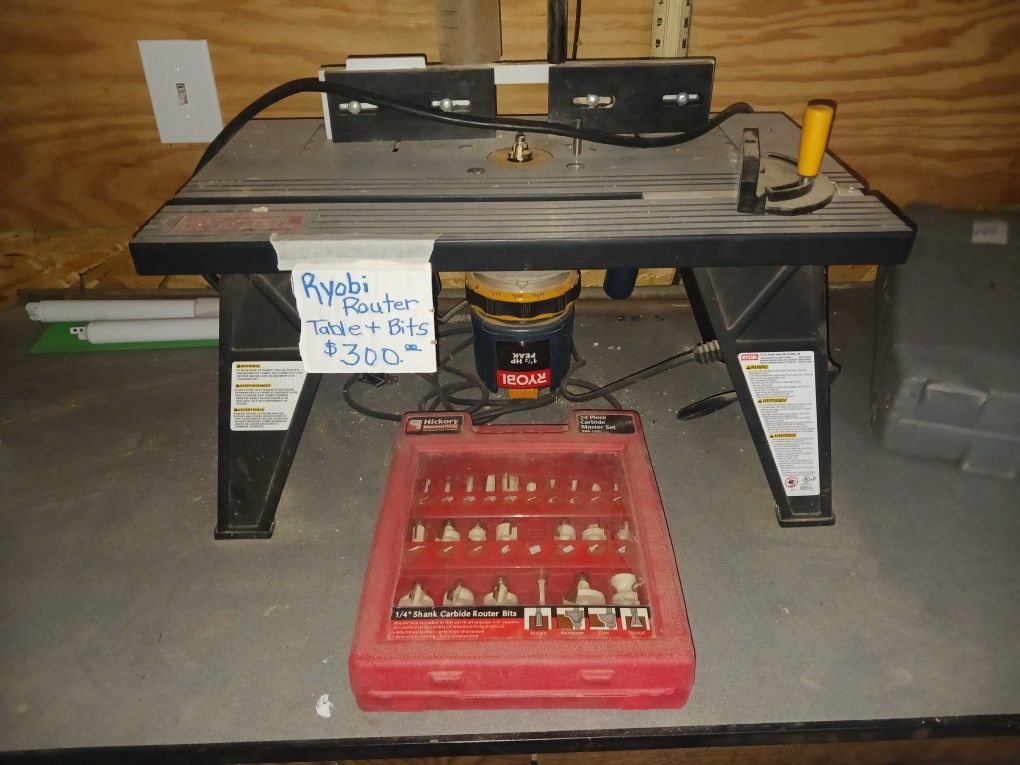 Ryobi Router Table w/ Bits
