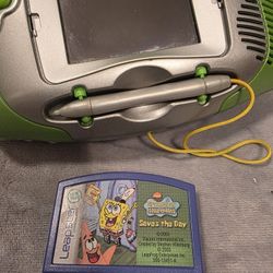 LeapFrog Leapster Learning Game System Handheld Console w/Cartridge 