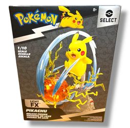 Pokemon 13” Pikachu Deluxe Collector’s Light FX Figure Statue NEW Sealed Box