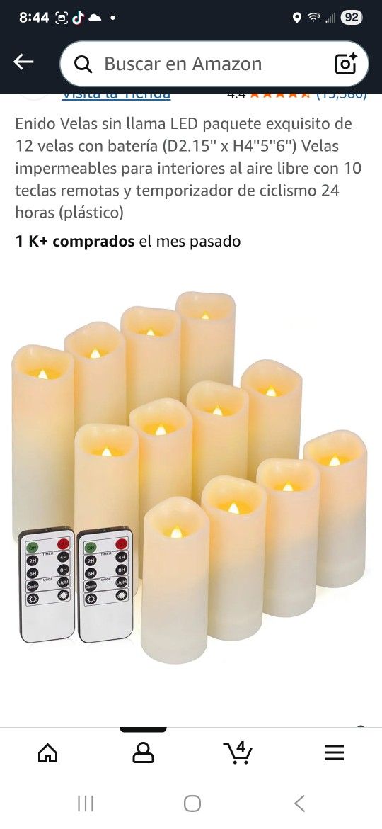 Candles Battery's Light
