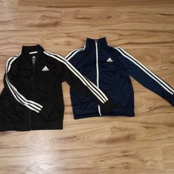 Adidas Youth Track Jackets 2 Pair Size s