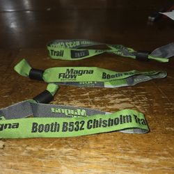 3 Wrist Bands Saturday 200.00 