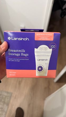 Lansinoh Breastmilk Storage Bags, 6 Ounce, 100 Count