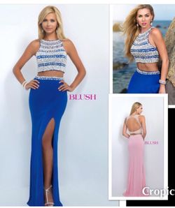 New With Tags Size 10 Two Piece Formal Gown $175