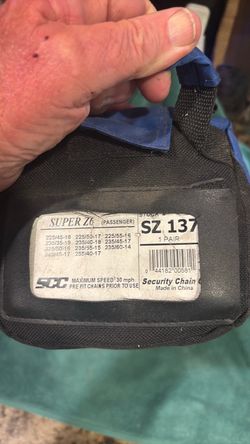 Sz137 SZ137 high performance ice snow tire cable chains new