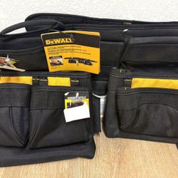 DEWALT Carpenter Polyester Tool Rig Combo Tool Belt New