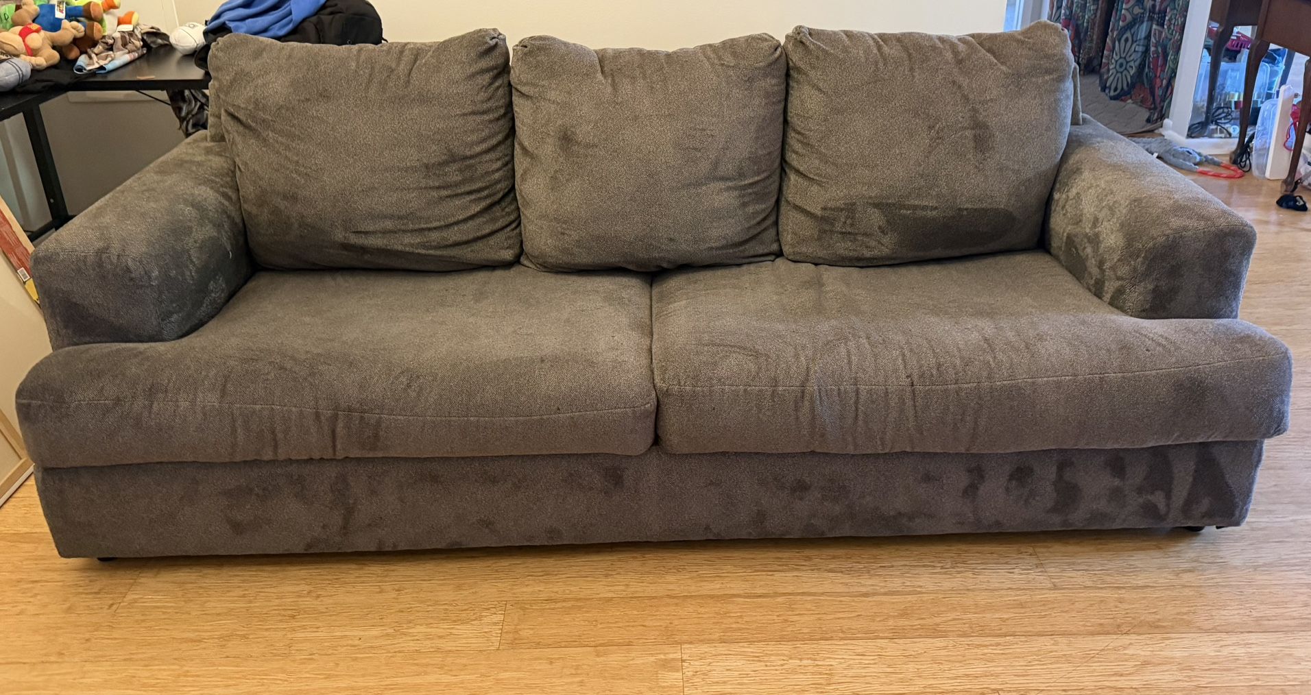 Dark Grayish/Taupe Couch