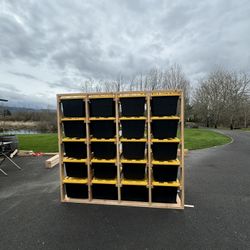 Garage Tote Shelves