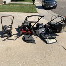 Lawn equipment mixed lots