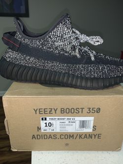 Yeezy reflective black 10.5