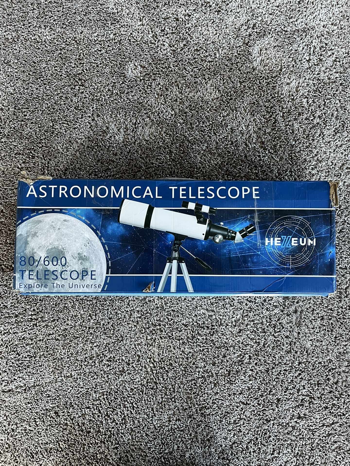 Black Hexeum 80-600mm Astronomical Telscope