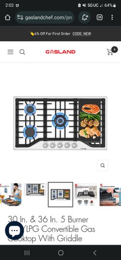 36 Inch Gas Cooktop