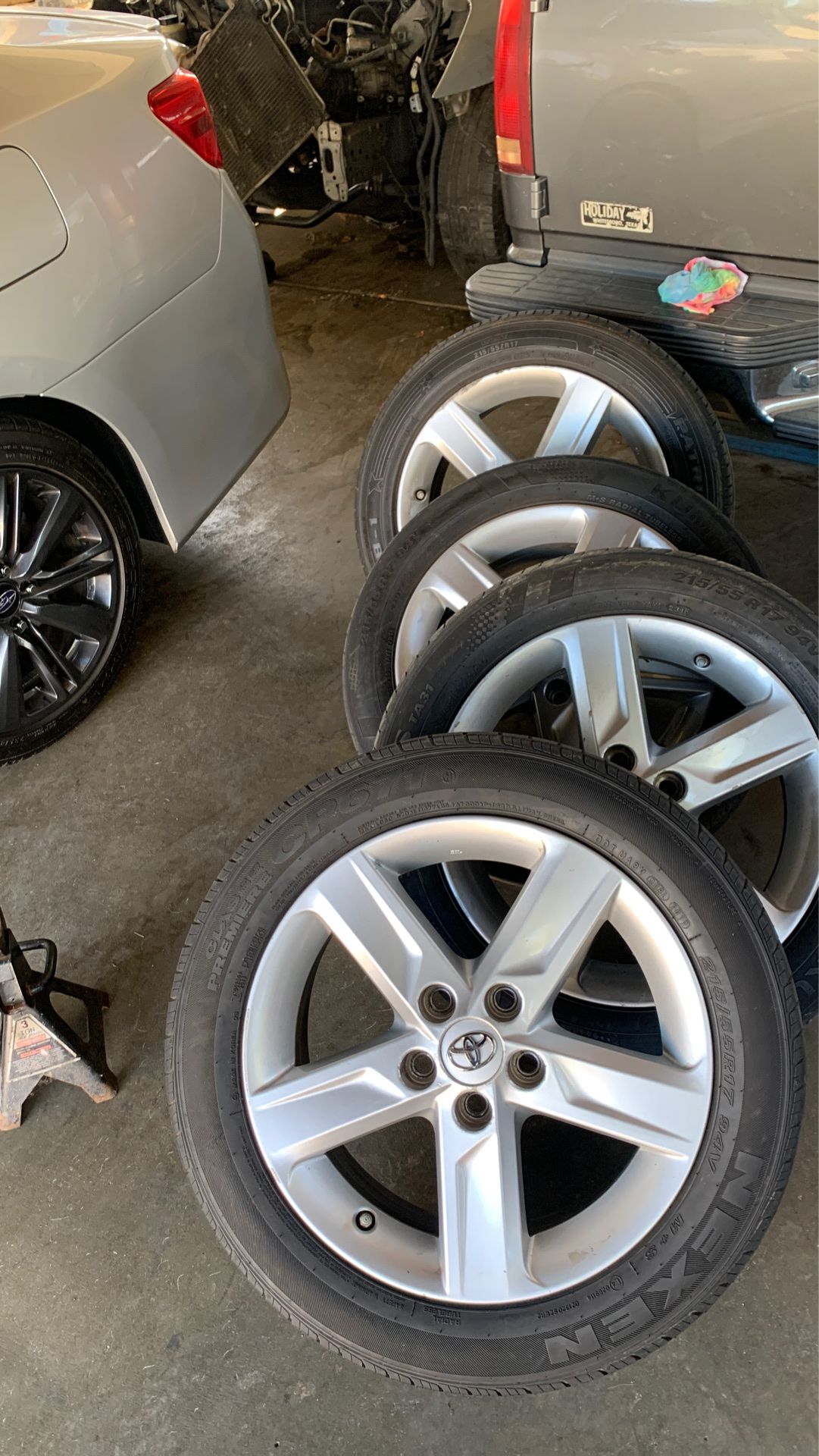 Stock Camry rims 17 inch alloy