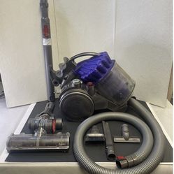 Dyson Cinetic Purple Canister Vacuum Cleaner w/ Attachments 