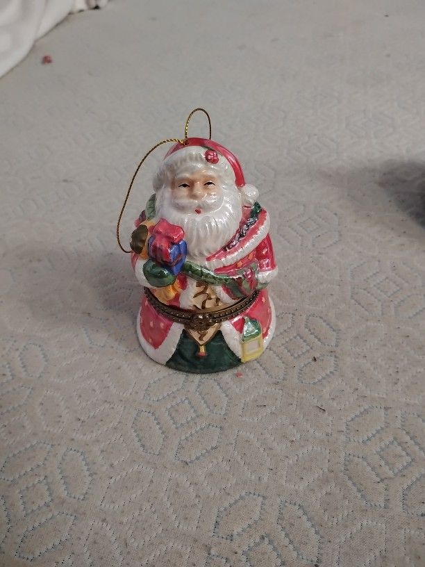 Vintage Santa Music Box 