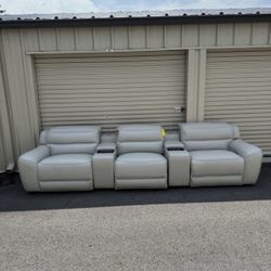 Leather Sectional