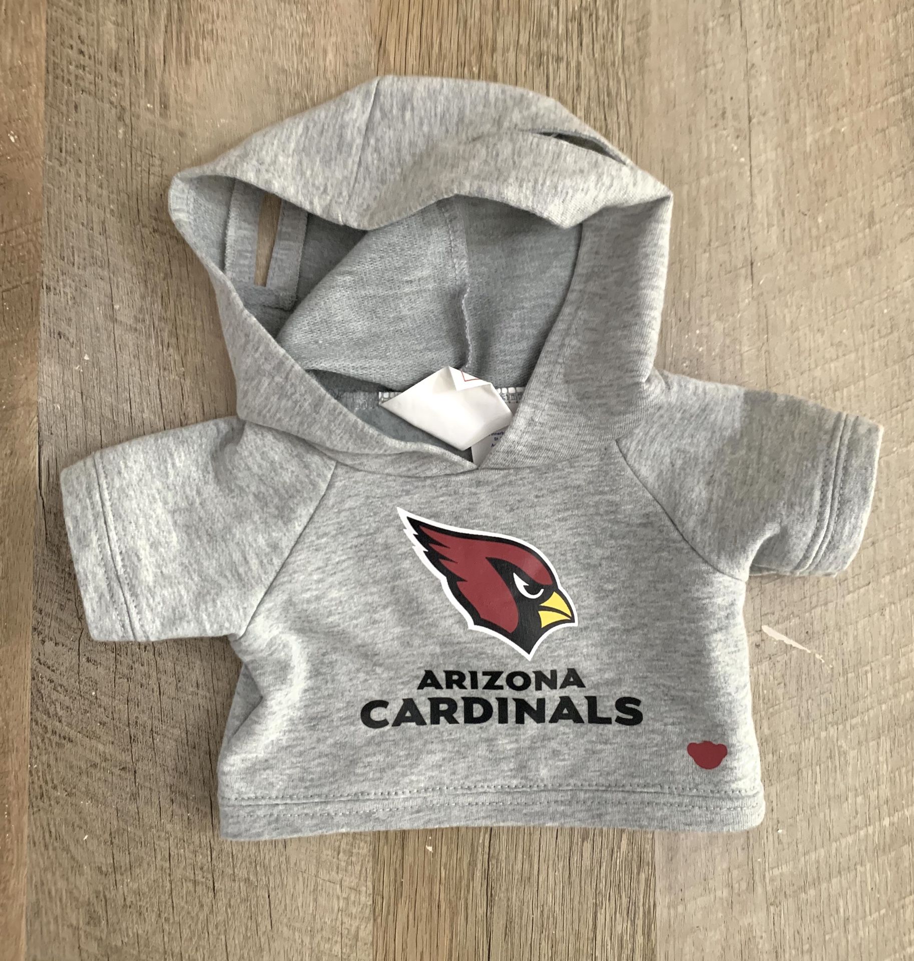 BUILD A BEAR ARIZONA CARDINALS HOODIE / NEW