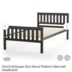 New Twin Size Bed 