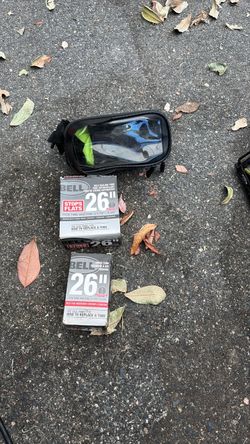 Bike tubes and water proof phone holder
