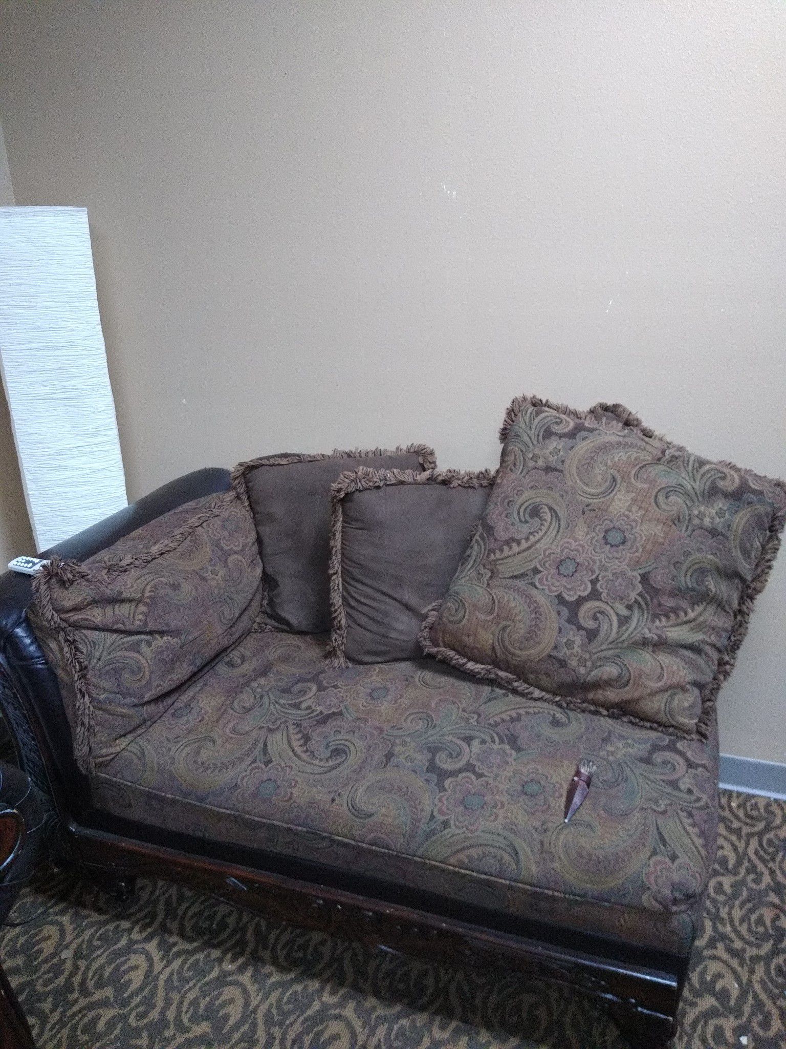 Couch and chaise FREE IF PICKED UP BY 1PM TONIGHT