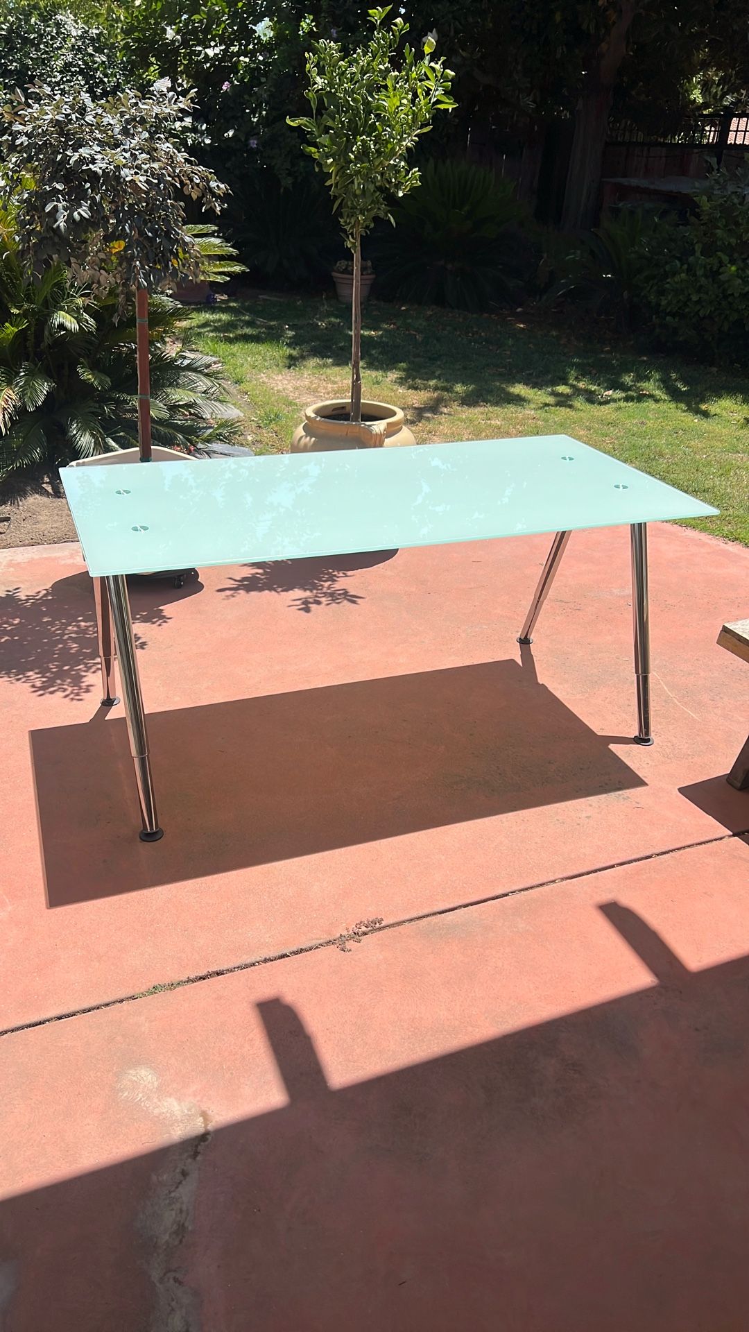 Vinage IKEA Glass Table