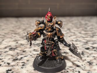 Warhammer 40k Chaos Space Marine Legionaries - Aspiring Champion Painted Miniature