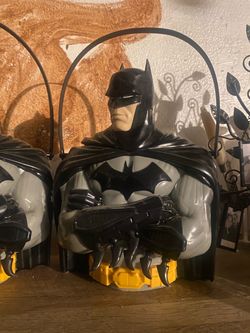 Pair of Batman Halloween buckets