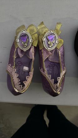 Disney TANGLED RAPUNZEL Shoes Heels- Girl 7/8 Toddler