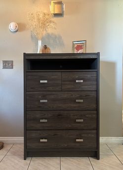Modern gray dresser