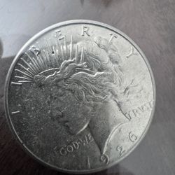 1926 S Peace Dollar